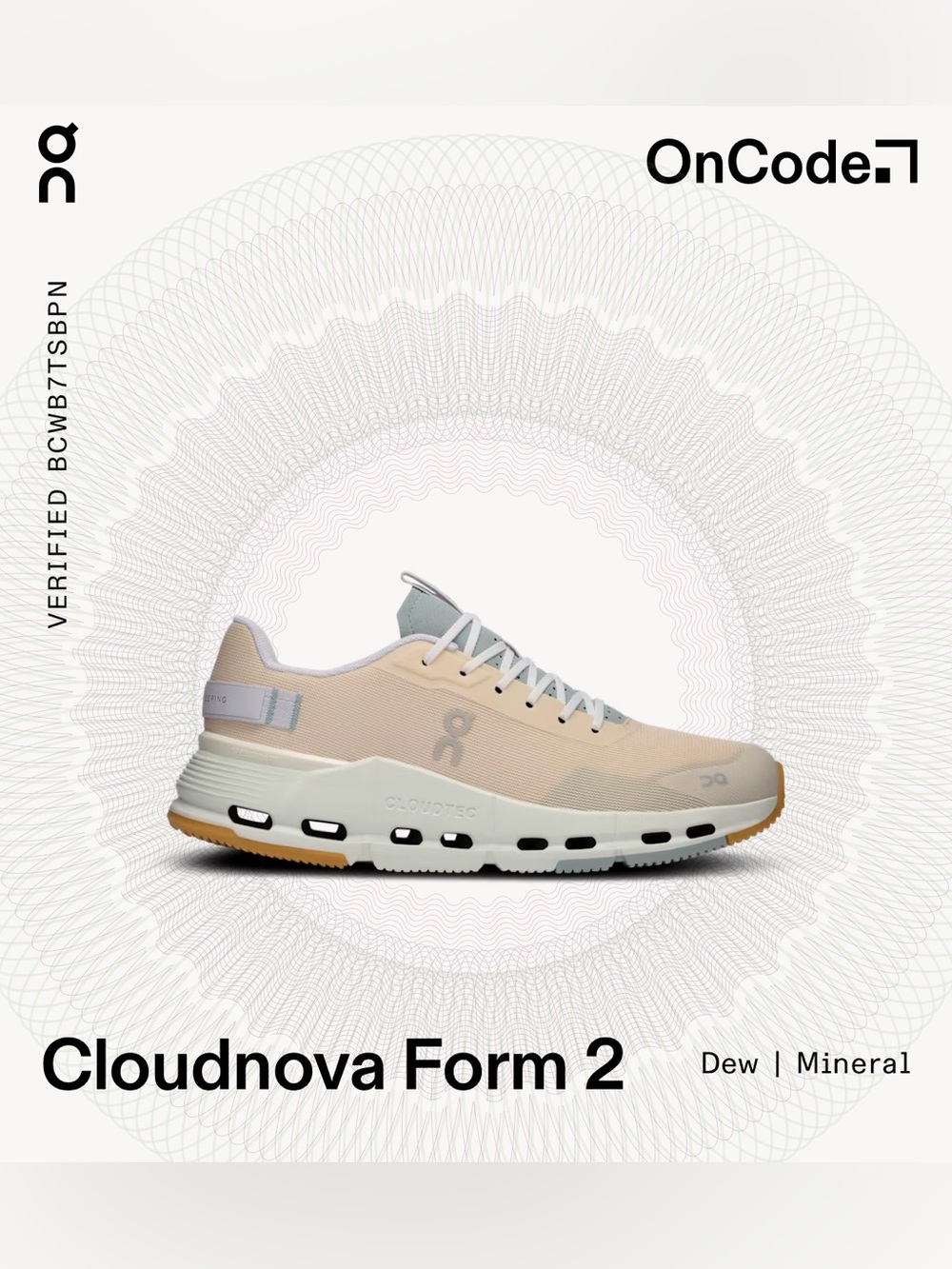 Women’s On Cloud Cloudnova Form 2 sneakers in size 6
